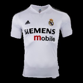 Billige Fotballdrakter Real Madrid Retro Hjemmedraktsett 2004-2005 Kortermet